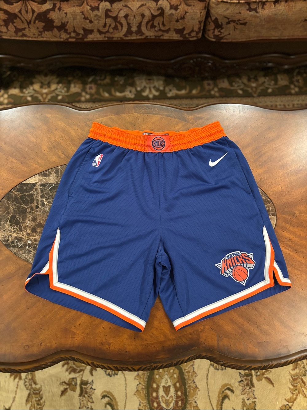 Nike Dri-Fit New York Knicks NBA Icon Swingman On Court Shorts Size XL